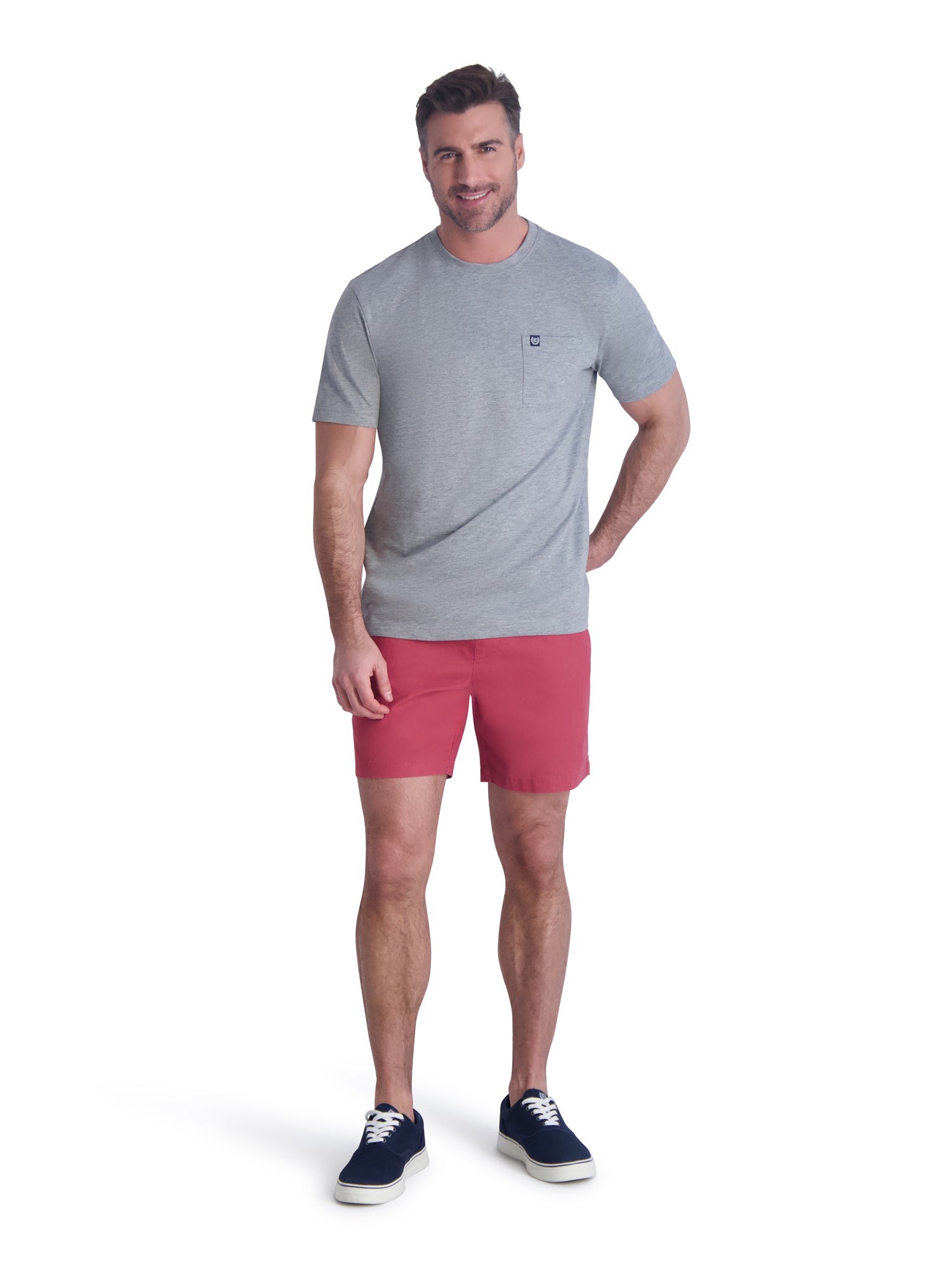 Chaps Hombres y Grandes Hombres de Manga Corta Suave Slub Jersey Bolsillo Camiseta, Tamaños S-2XL - Walmart.com