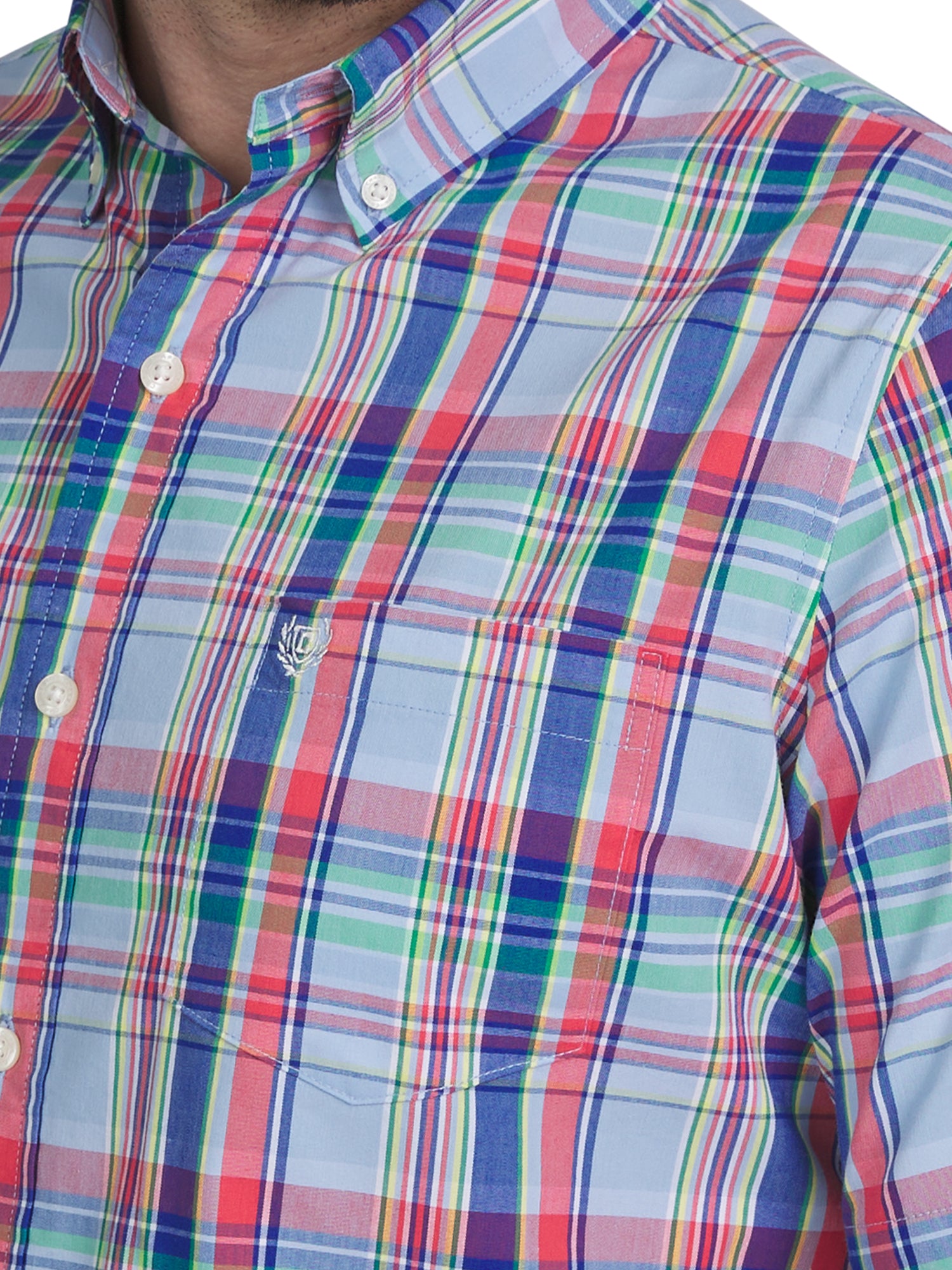 Chaps Hombres & Hombres Grandes Fácil Cuidado Tejido Botón Abajo Camisa con Manga Corta, Tamaños S-2XL - Walmart.com