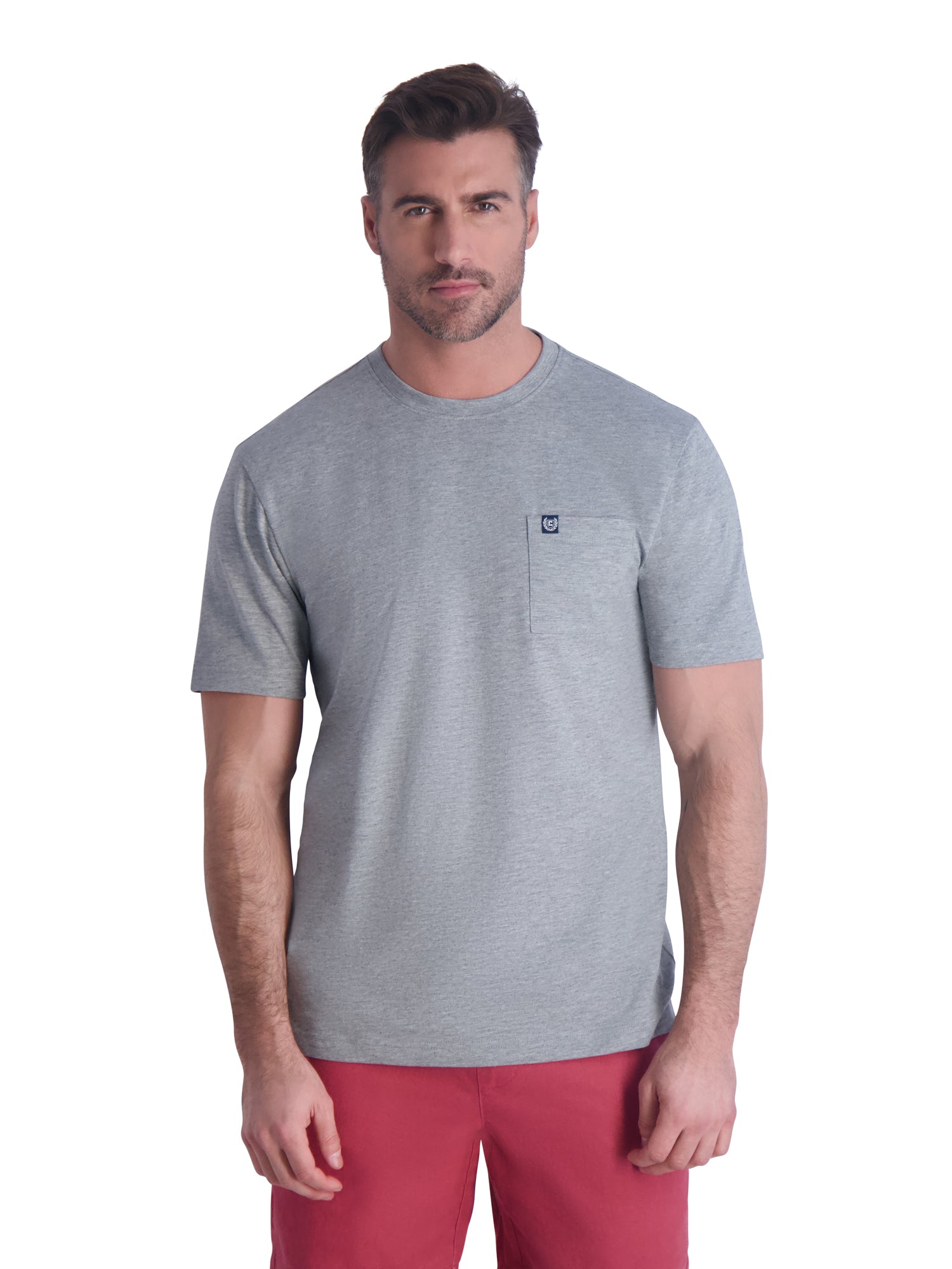 Chaps Hombres y Grandes Hombres de Manga Corta Suave Slub Jersey Bolsillo Camiseta, Tamaños S-2XL - Walmart.com