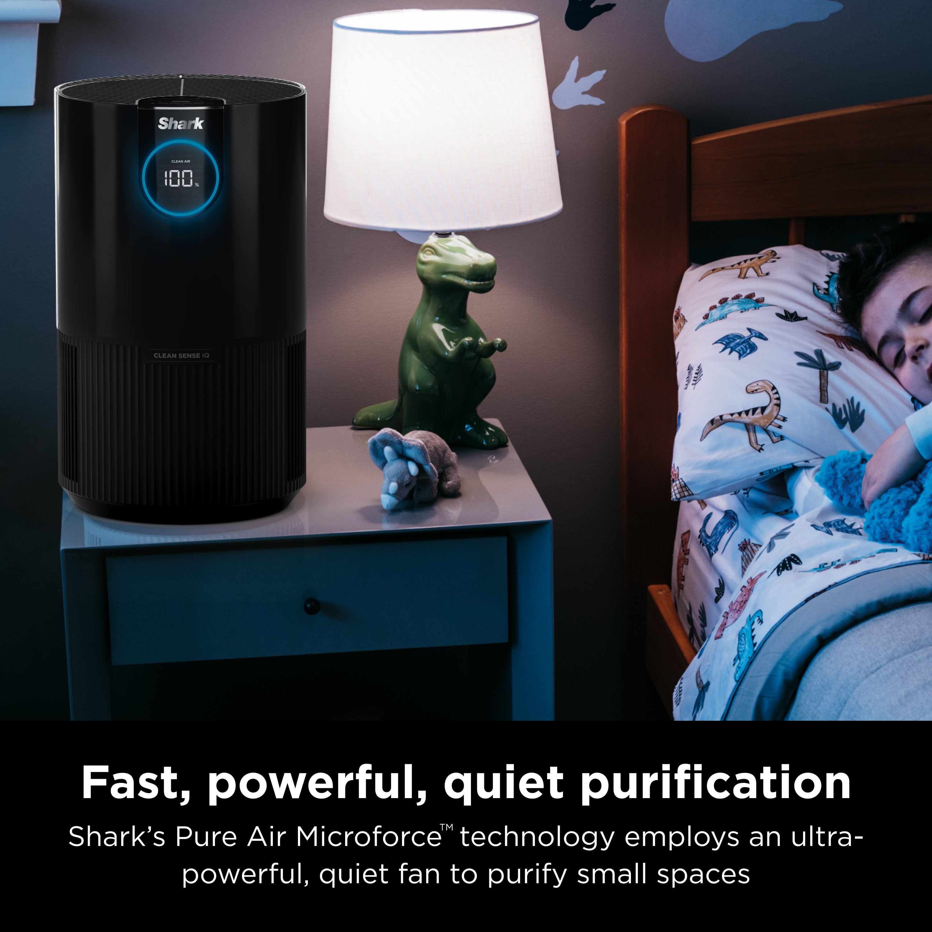 Shark Air Purifier con Nanoseal HEPA, Cleansense IQ, Bloqueo de Olores, n500 Pies Cuadrados, Gris Carbón, HP100 - Walmart.com