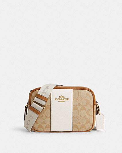 Morgan Square Crossbody Bag In Blocked Signature Canvas