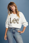 Lee Embellished French Terry Pullover | Forever 21