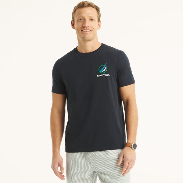 Sustainably Crafted Sailing Graphic T-Shirt | Nautica