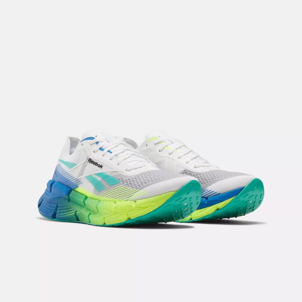 FloatZig X1 Shoes - White / Digital Lime / Unleashed Green | Reebok