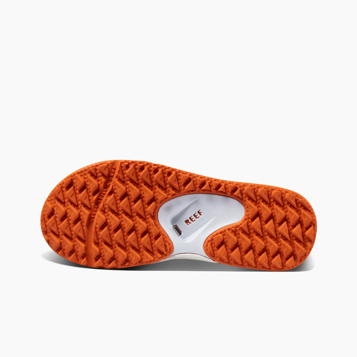 Fanning Tailgate White/Orange Men's Sandals | REEF®