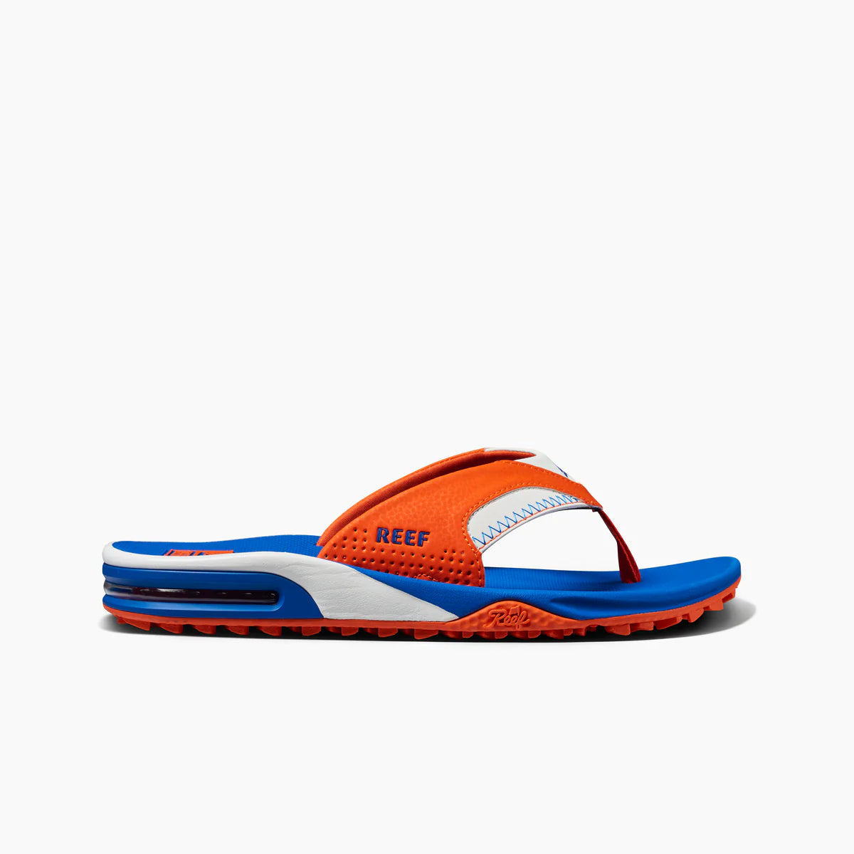 Fanning Tailgate White/Orange Men's Sandals | REEF®