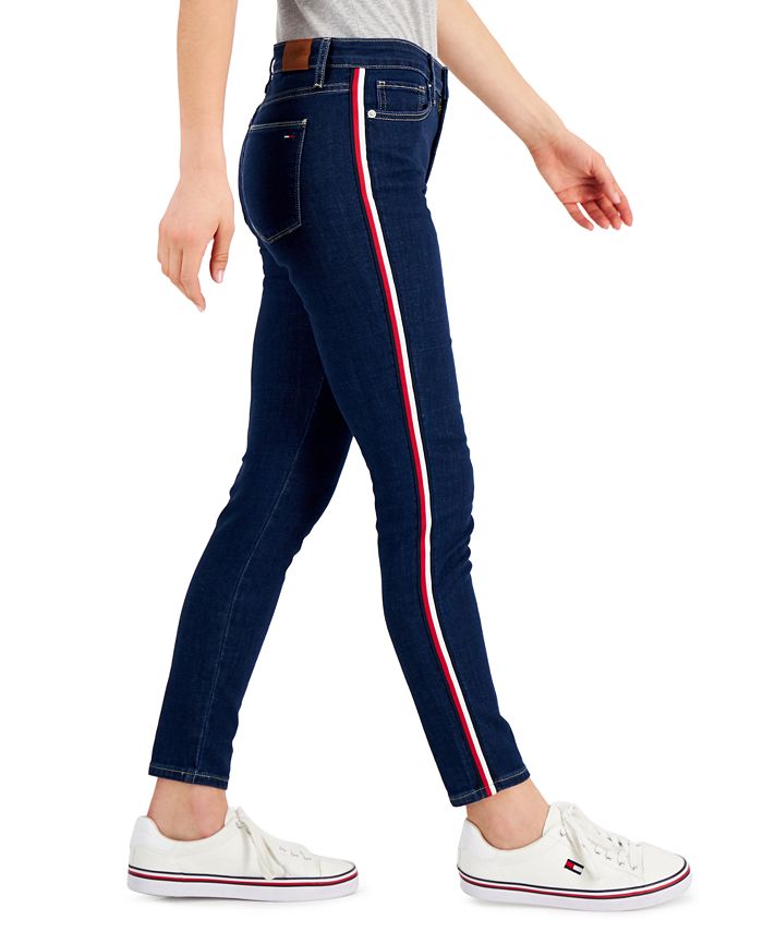 Tommy Hilfiger Tribeca TH Flex Side-Stripe Skinny Jeans - Macy'sBack ButtonFilter Button