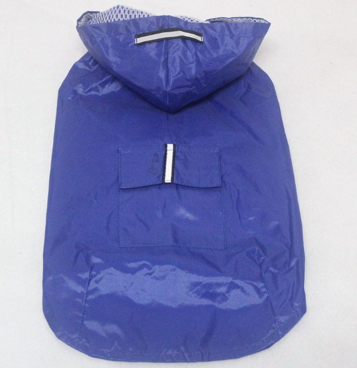 Pet Reflective Big Dog Rainwear Dog Rainwear Super Waterproof Cap All-in-One Dog Clothes