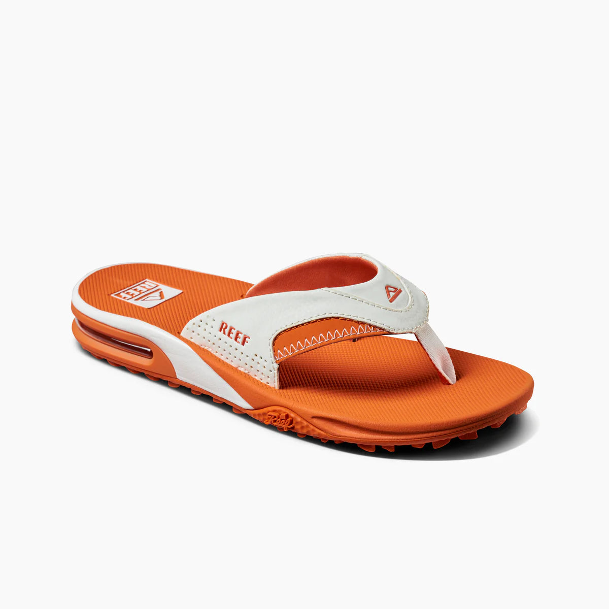 Fanning Tailgate White/Orange Men's Sandals | REEF®