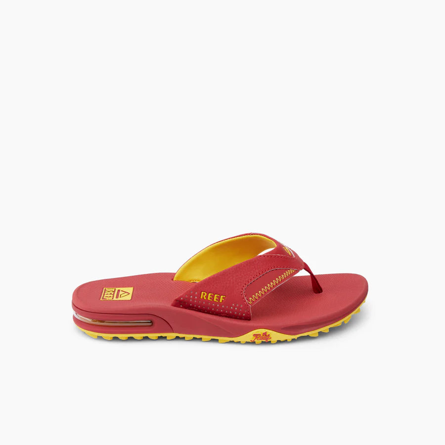 Fanning Tailgate White/Orange Men's Sandals | REEF®