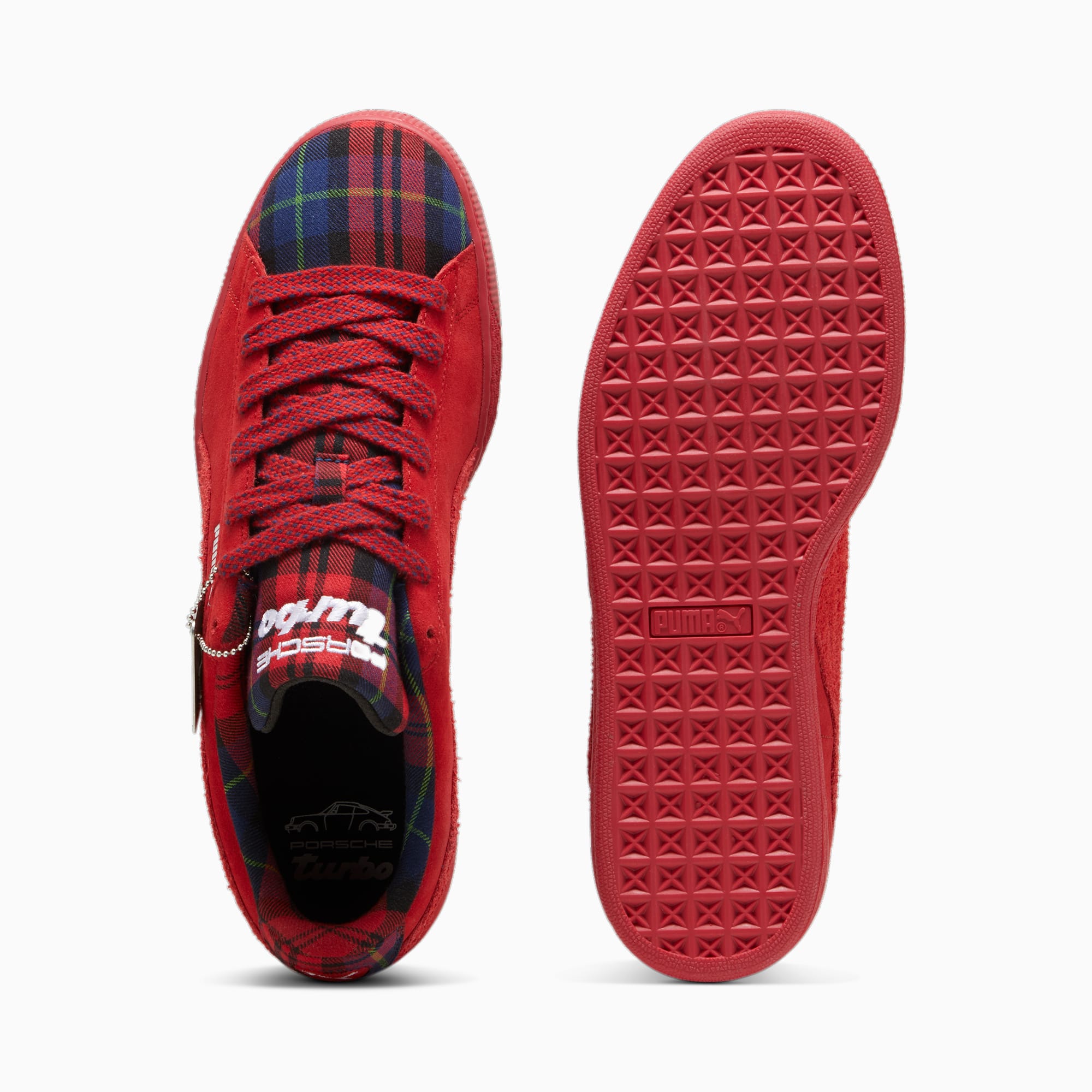 Porsche Legacy Suede Classic Tartan Sneakers | PUMA