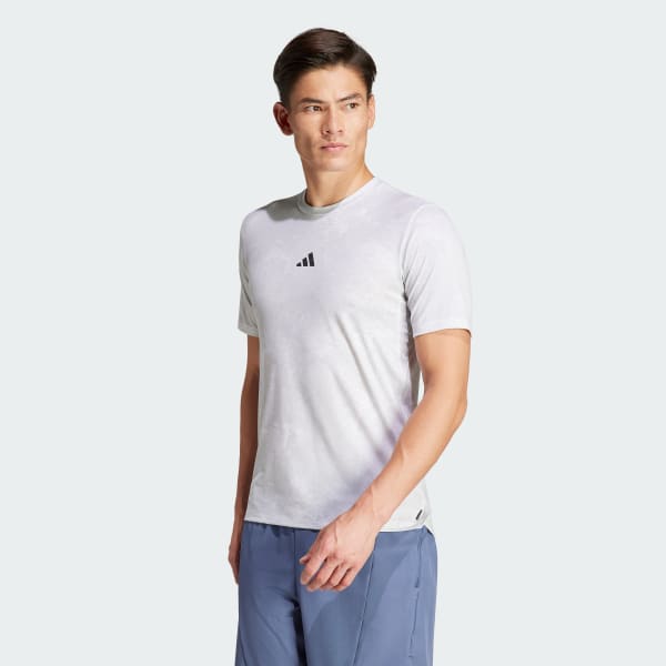 adidas Designed for Training Workout Tee - Blue | Men's Training | adidas US