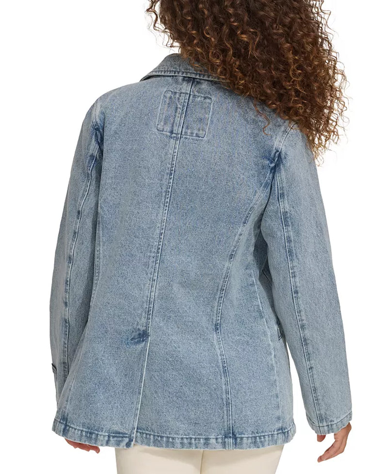 Women'S Cotton Denim Blazer