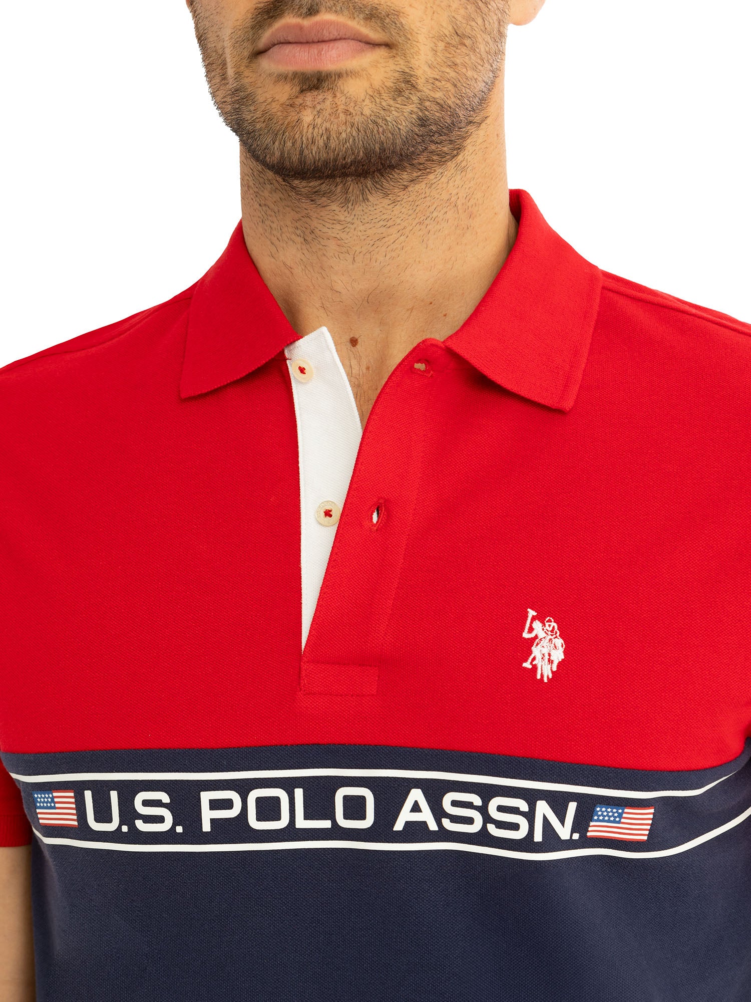 U.S. Polo Assn. Men's Novelty Polo Shirt