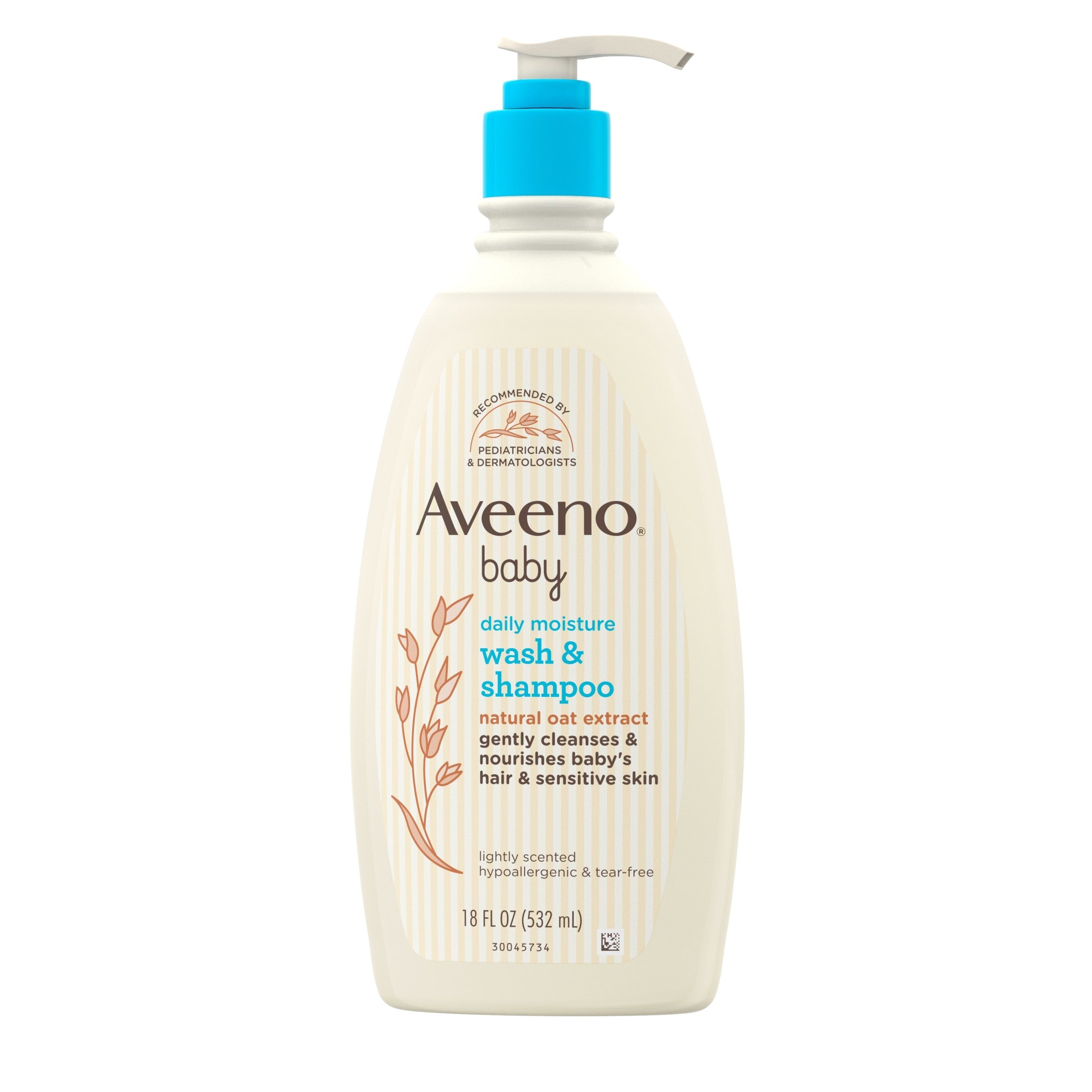 Aveeno Baby Gel de Baño y Champú de Baño Hidratante Diario, Jabón Líquido, Extracto de Avena, 18 fl oz - Walmart.com