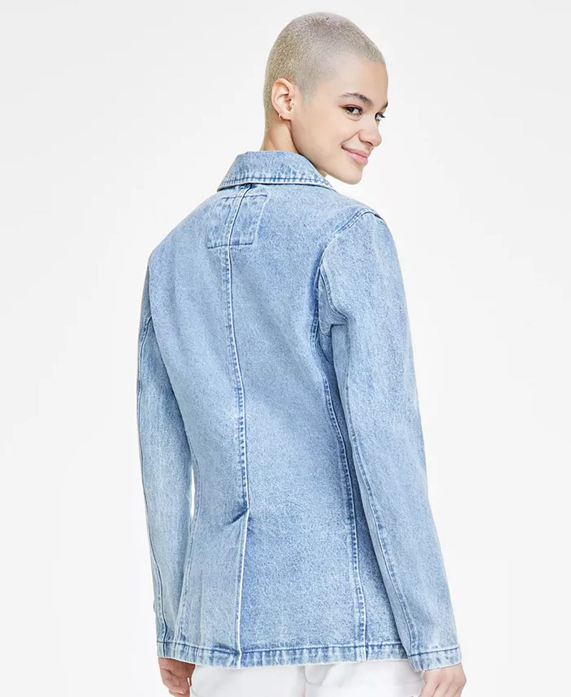 Women'S Cotton Denim Blazer