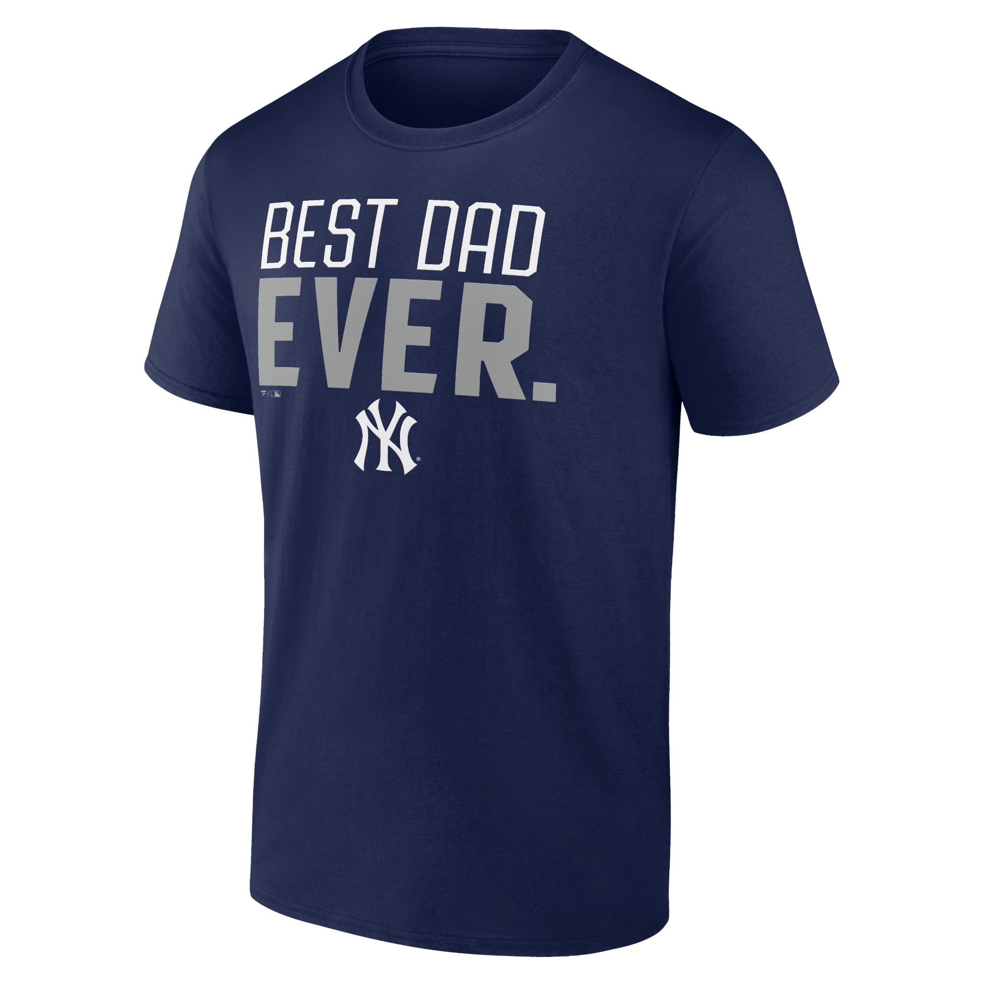 Men'S  Navy New York Yankees Best Dad Ever T-Shirt