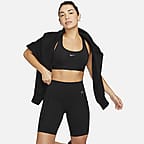 Nike Universa Women's Medium-Support High-Waisted 8" Biker Shorts with Pockets